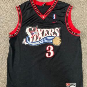 2001-02 Iverson 76ers Nike Swingman Jersey Sz 2X